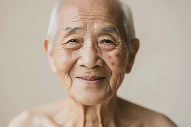 高齡老人身上偶爾長濕疹能夠徹底治愈嗎(圖1)