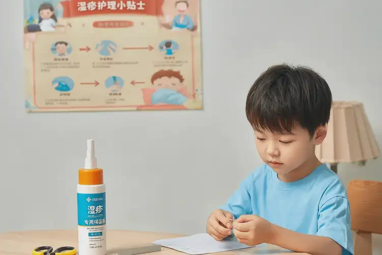 小孩脖子上有濕疹可以徹底自愈嗎(圖1)