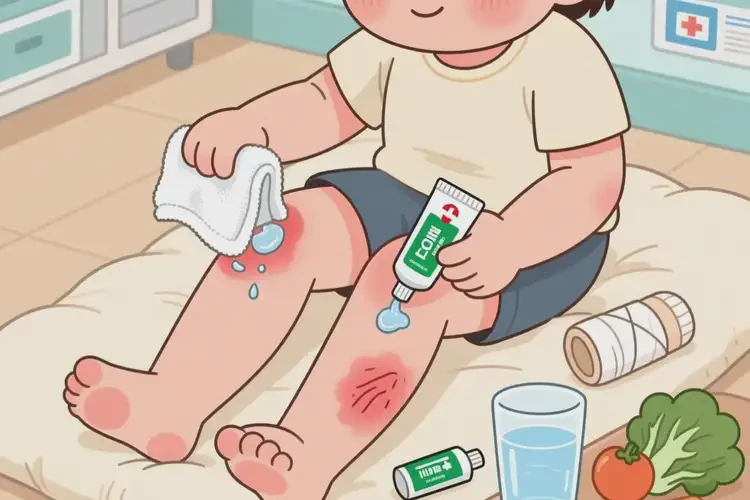 少兒小腿上有濕疹能夠徹底治愈嗎(圖2)