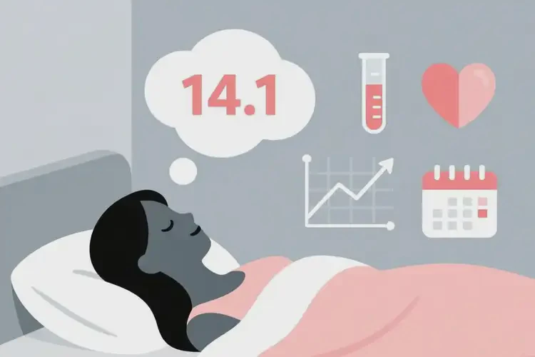 女性睡前血糖14(图1)