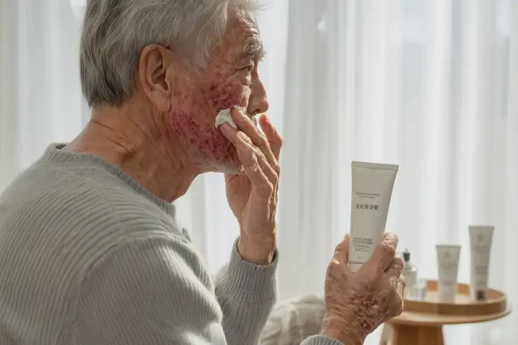 老人脖子上經(jīng)常起濕疹不管它會(huì)自己自愈嗎(圖3)