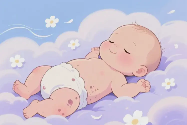 嬰兒肛周偶爾起濕疹能靠自己自愈嗎(圖2)