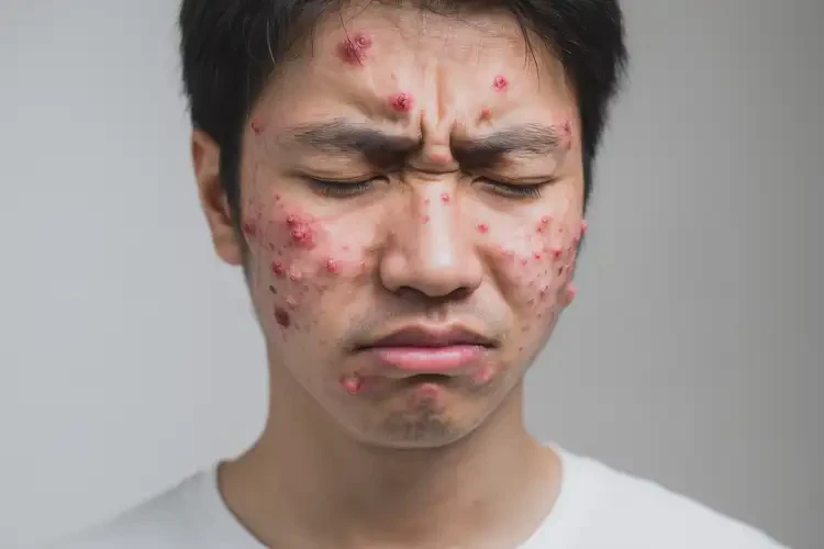 青年人面部起濕疹不管它會自己好嗎(圖3)