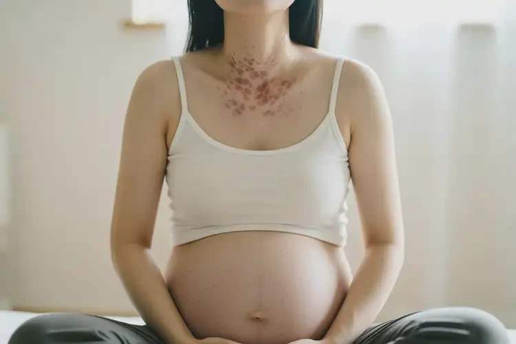 孕婦脖子經(jīng)常起濕疹不管它會自己好嗎(圖1)