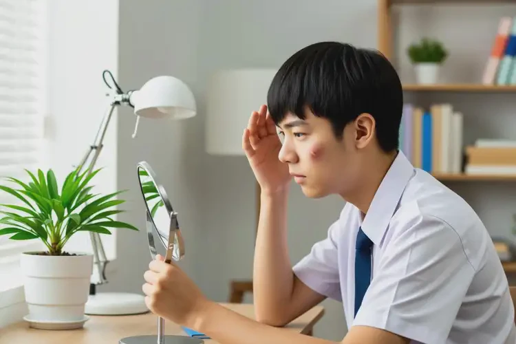 中學(xué)生臉上出濕疹能靠自己自愈嗎(圖2)