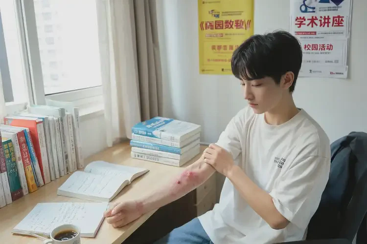 大學生大腿上經(jīng)常長濕疹能夠徹底治愈嗎(圖1)