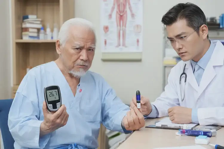 老年人晚上血糖26(圖1)