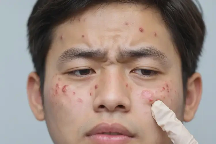 青年人面部起濕疹不管它會自己好嗎(圖4)