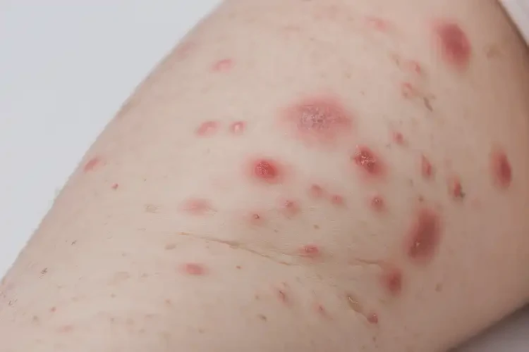 孩子小腿上經(jīng)常長濕疹不管它會自己好嗎(圖4)