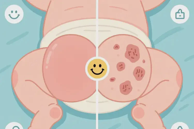 小兒屁股出濕疹能徹底自愈嗎(圖2)