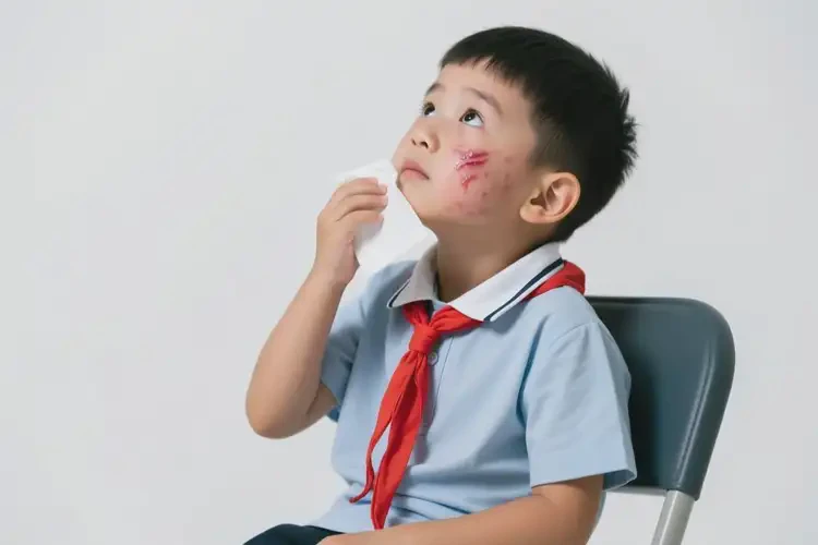 小學生面部出濕疹不管它會自己好嗎(圖2)