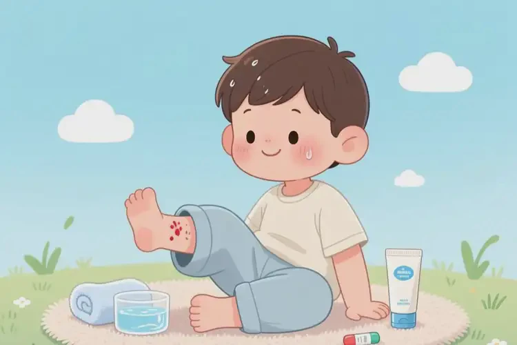 兒童小腿上長(zhǎng)濕疹不管它會(huì)自己好嗎(圖4)