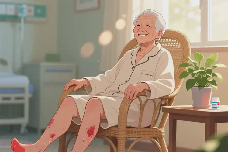 老人四肢偶爾起濕疹可以徹底自愈嗎(圖4)