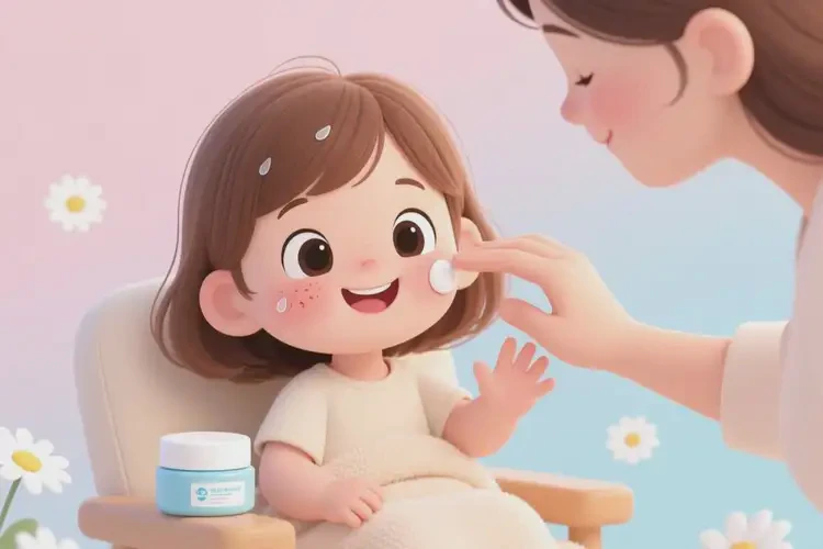 少兒面部出現(xiàn)濕疹不管它會(huì)自己好嗎(圖4)