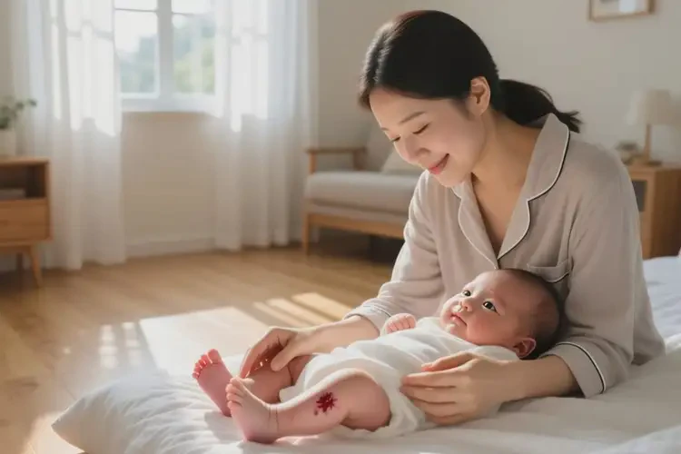 新生兒腳上偶爾起濕疹能徹底自愈嗎(圖2)