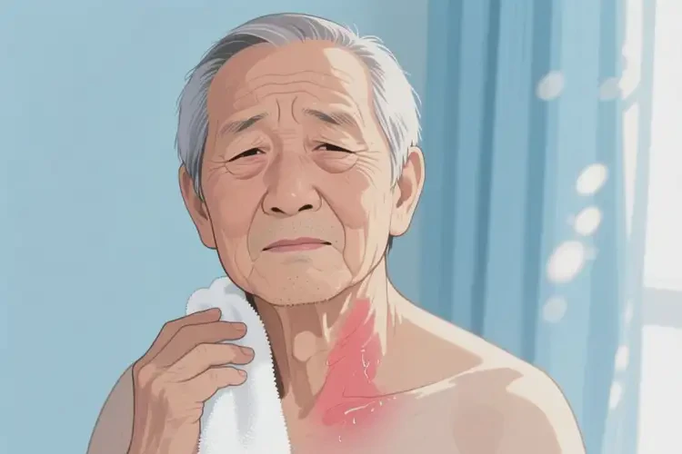 老年人脖子出濕疹不管它會自己痊愈嗎(圖2)