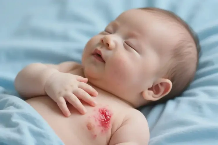 小兒手上容易長濕疹不管它會自己好嗎(圖1)