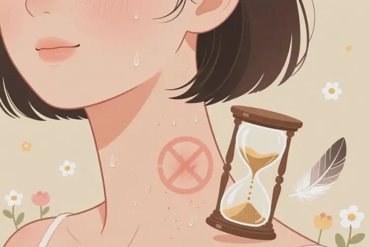 女生脖子容易起湿疹能彻底自愈吗(图1)