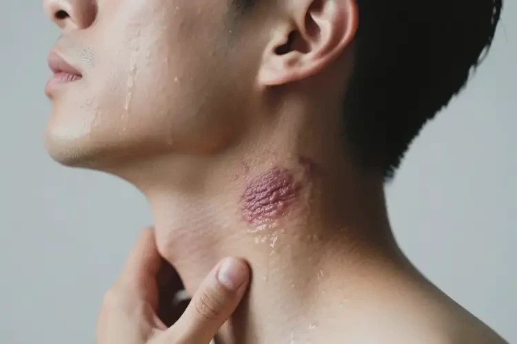 男性脖子起濕疹能徹底自愈嗎(圖3)