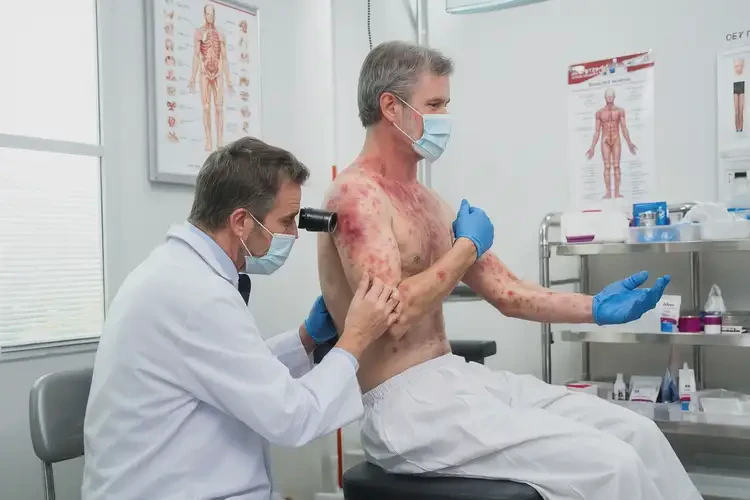 男人屁股經(jīng)常長濕疹不管它會(huì)自己自愈嗎(圖2)