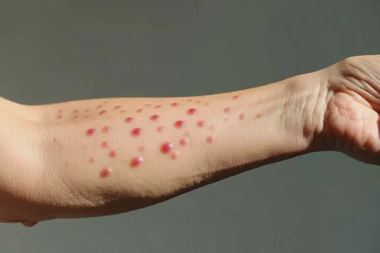 老人手臂出現濕疹不管它會自己痊愈嗎(圖2)