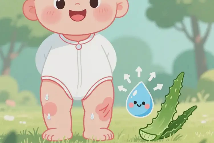 兒童大腿出濕疹可以徹底自愈嗎(圖1)