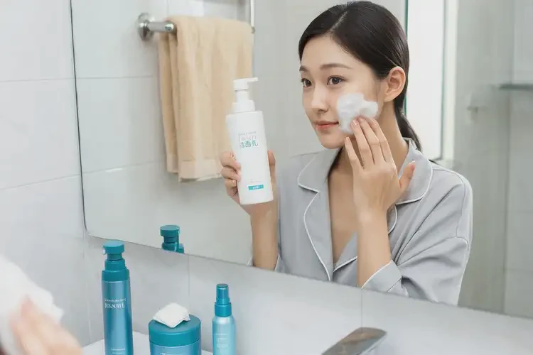 女性臉上出濕疹不管它會(huì)自己自愈嗎(圖1)