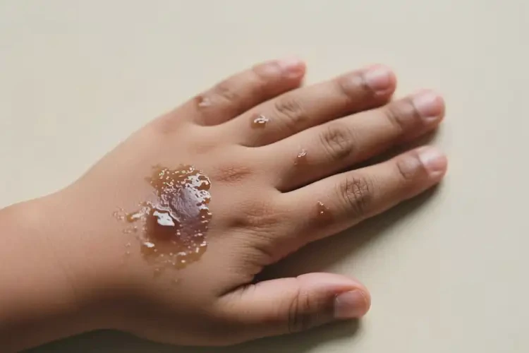 小学生手上长湿疹不管它会自己好吗(图1)