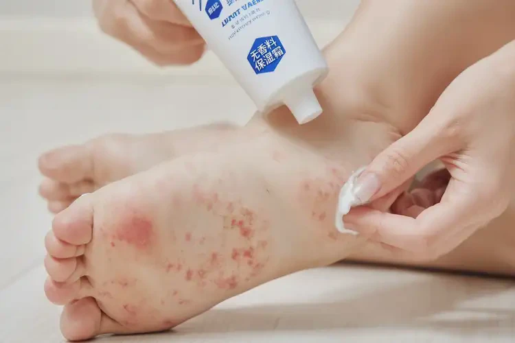孩子腳上出現(xiàn)濕疹可不可以徹底自愈(圖4)