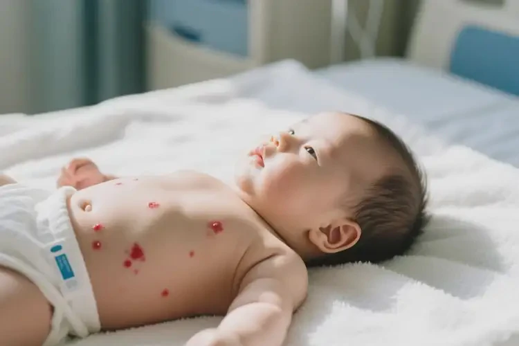 嬰兒肚子偶爾長濕疹不管它會(huì)自己痊愈嗎(圖3)