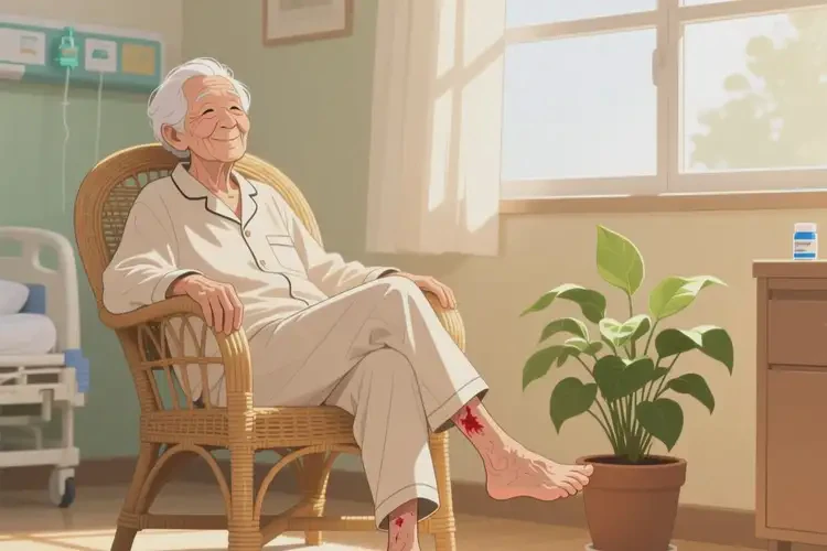 高齡老人小腿上出現(xiàn)濕疹可不可以徹底自愈(圖4)