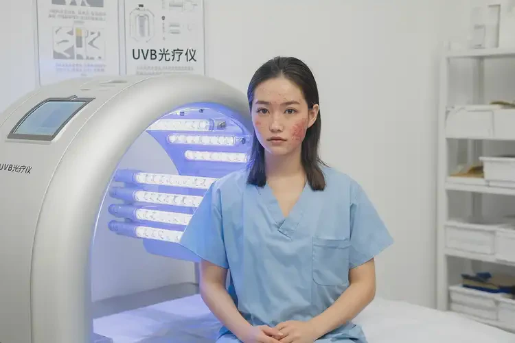 女性臉上出現(xiàn)濕疹可不可以徹底自愈(圖1)