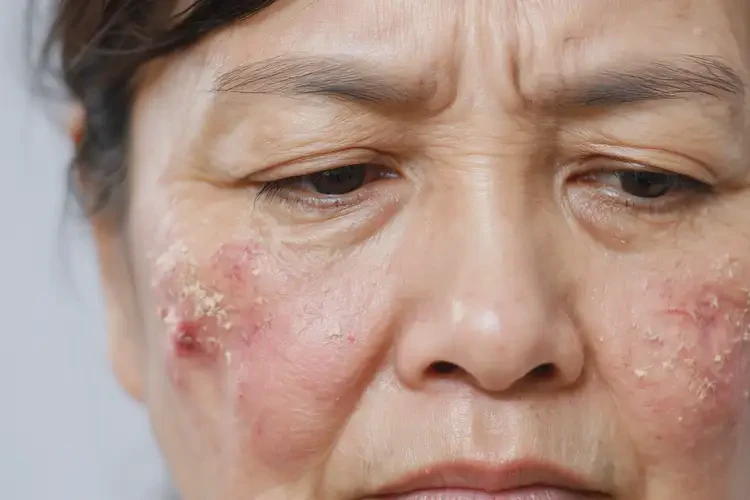 女性臉上出現(xiàn)濕疹能靠自己自愈嗎(圖4)