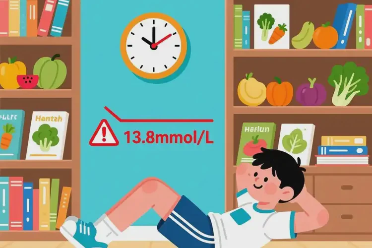 青少年中餐血糖13點8是糖尿病嗎(圖1)