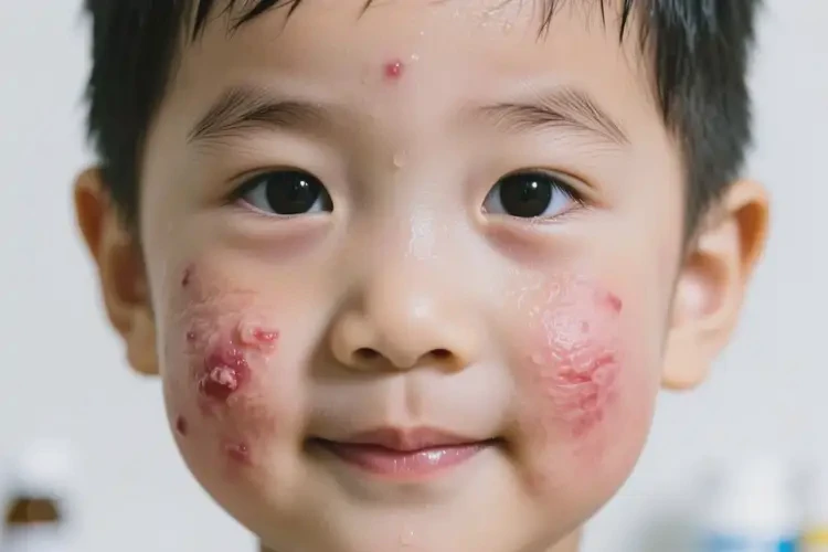 孩子身上起湿疹可不可以彻底自愈(图2)