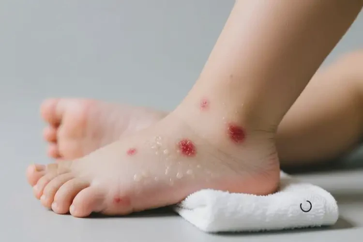 小孩腳上偶爾長濕疹不管它會自己痊愈嗎(圖2)