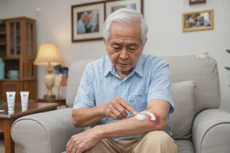 老年人身上偶爾起濕疹不管它會(huì)自己痊愈嗎(圖2)