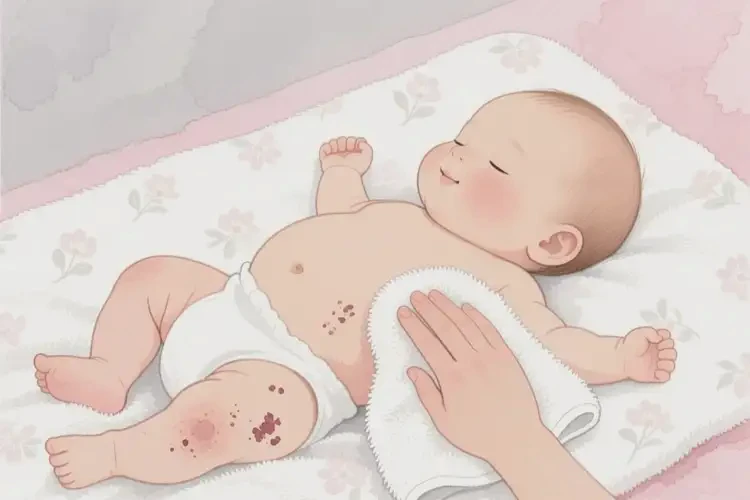 兒童屁股上經(jīng)常起濕疹可以徹底自愈嗎(圖1)