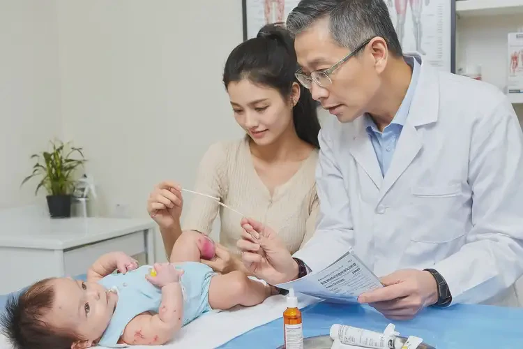 小孩屁股上長(zhǎng)濕疹不管它會(huì)自己自愈嗎(圖1)