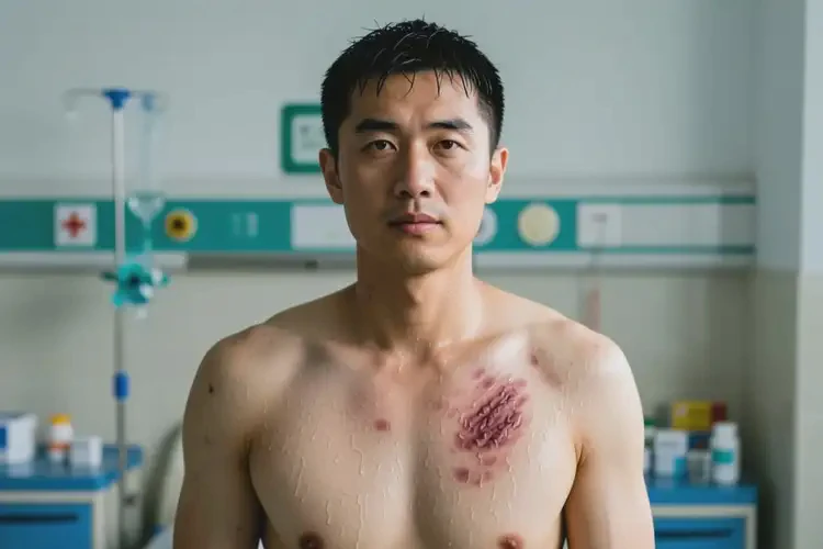 男人身上出現(xiàn)濕疹不管它會自己好嗎(圖3)