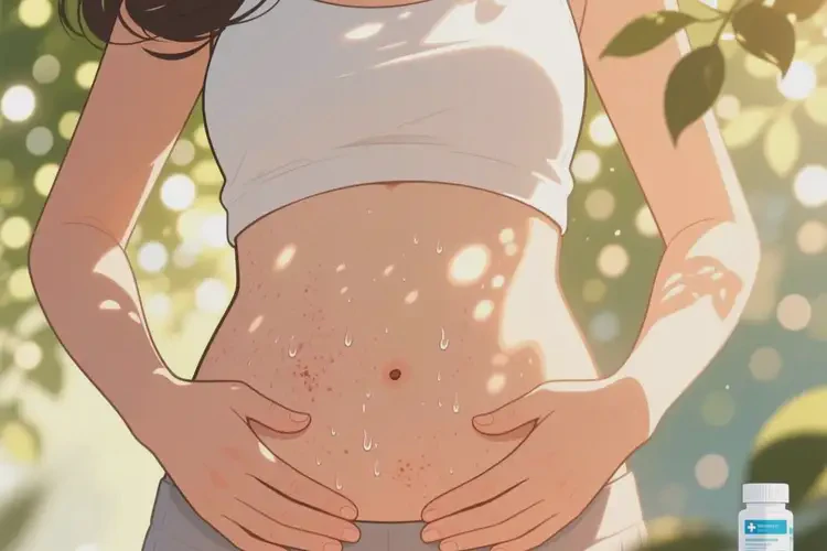 女性肚子上容易起濕疹不管它會自己痊愈嗎(圖2)