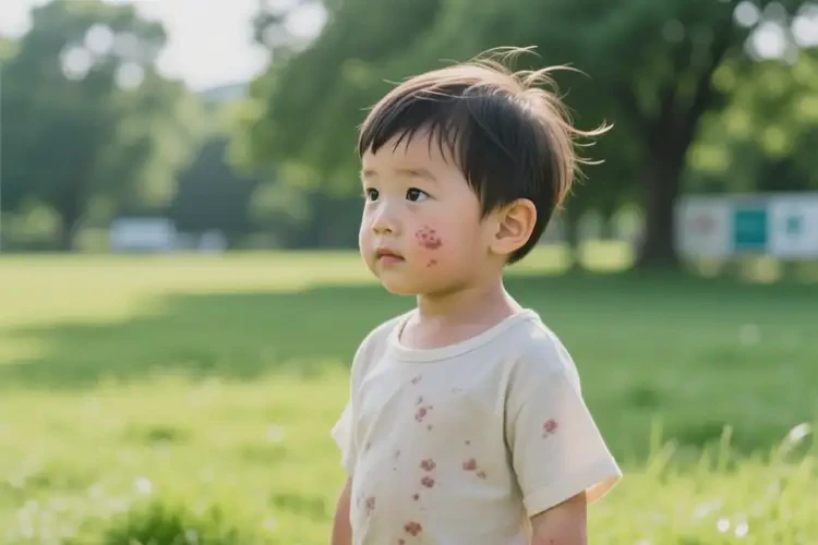 小孩全身出現(xiàn)濕疹可以徹底自愈嗎(圖1)