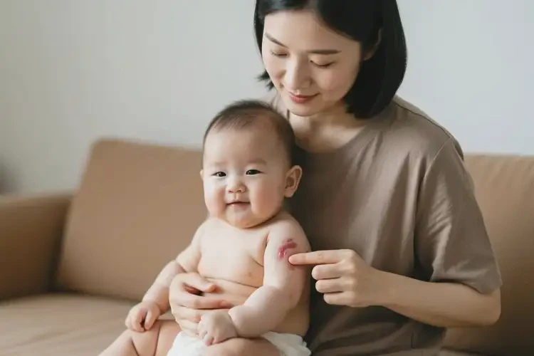 宝宝身上有湿疹不管它会自己自愈吗(图1)