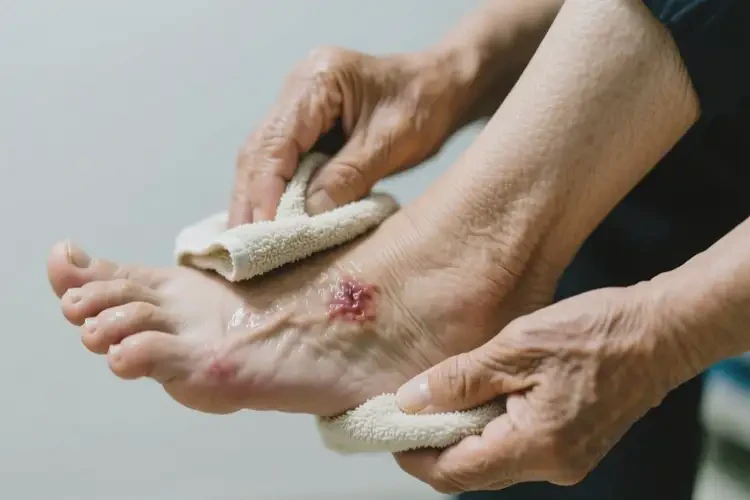 高齡老人腳上長(zhǎng)濕疹不管它會(huì)自己好嗎(圖2)