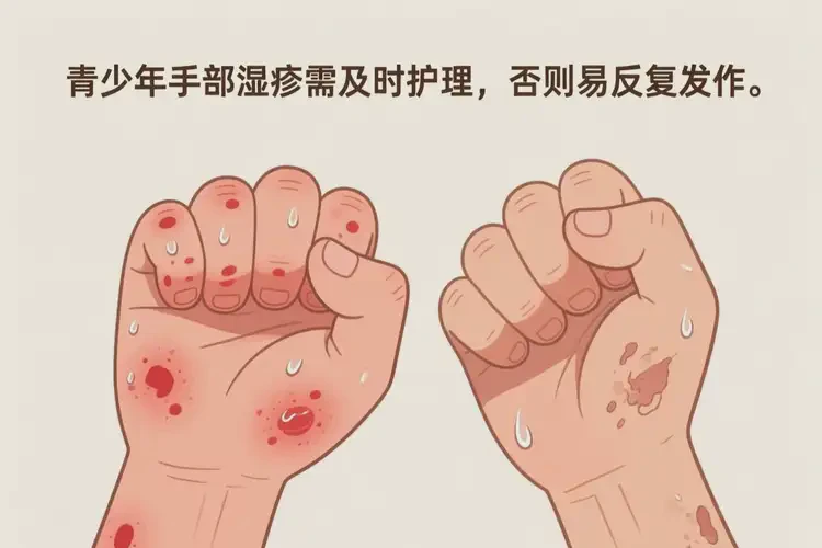 青少年手上容易長濕疹不管它會自己好嗎(圖2)