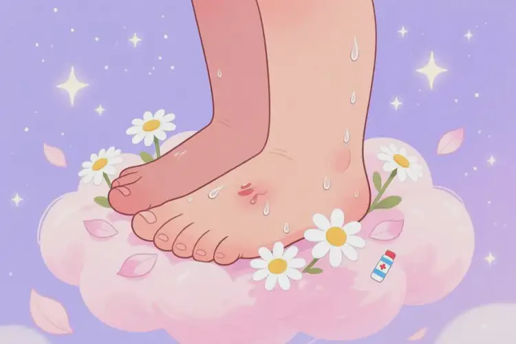 孩子腳上長(zhǎng)濕疹可不可以徹底自愈(圖1)