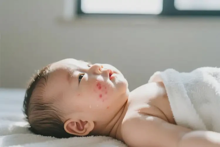 婴儿面部长湿疹能彻底自愈吗(图2)