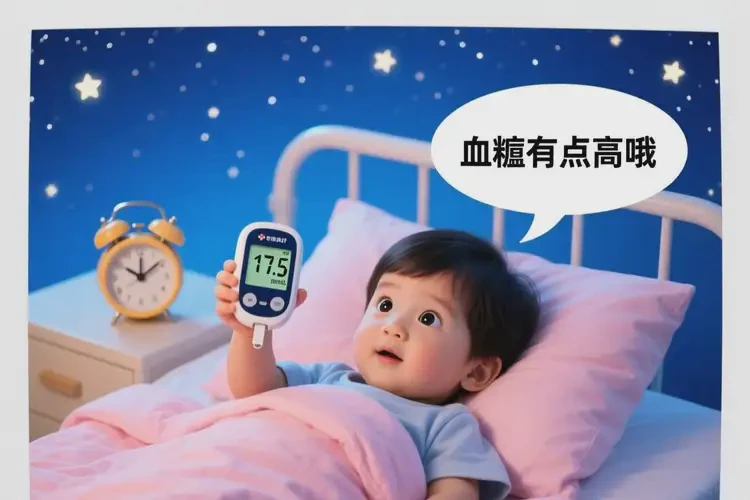 小孩晚上血糖17点5是怎么回事(图1)
