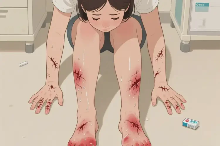 女人四肢長濕疹能徹底自愈嗎(圖1)