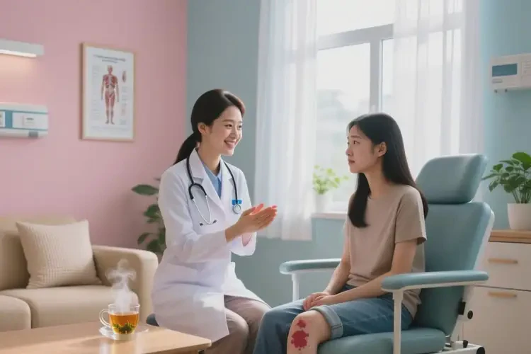 女生大腿上起濕疹能夠徹底治愈嗎(圖1)